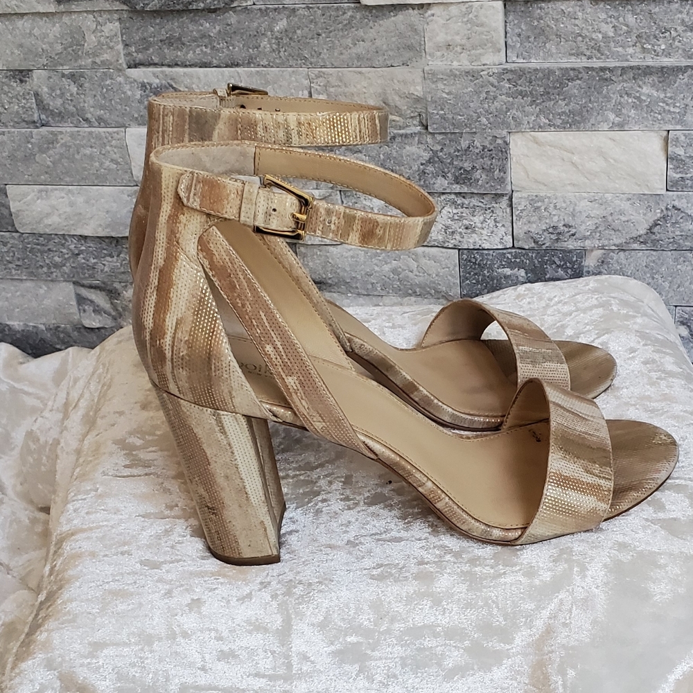 Botkier Gianna Cream Block Heel Sandals - image 3